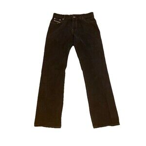 Diesel industry straight ripper off leg  Black Denim Division jeans Size 34